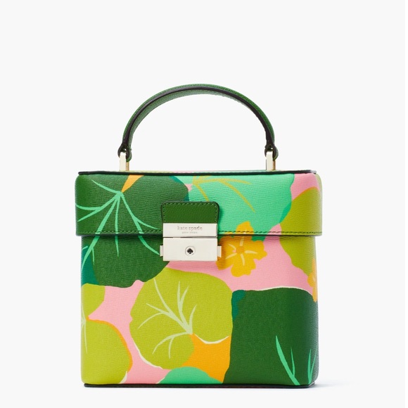 Kate Spade voyage cucumber floral small top-handle crossbody - Picture 5 of 7